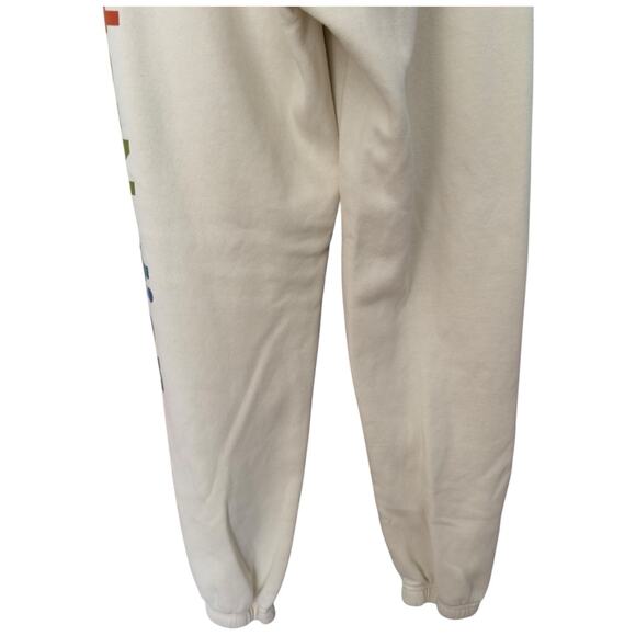 Aviator Nation AV Sweatpant in Vintage White Size S - Picture 9 of 11